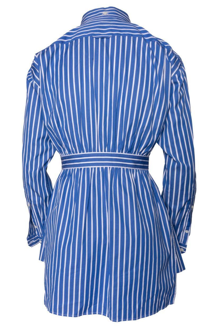 2019 Prada Size 38 Striped Mini Shirt Dress
