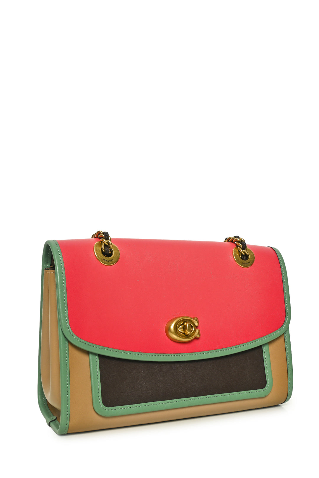 Coach Parker Colorblock Shoulder Bag