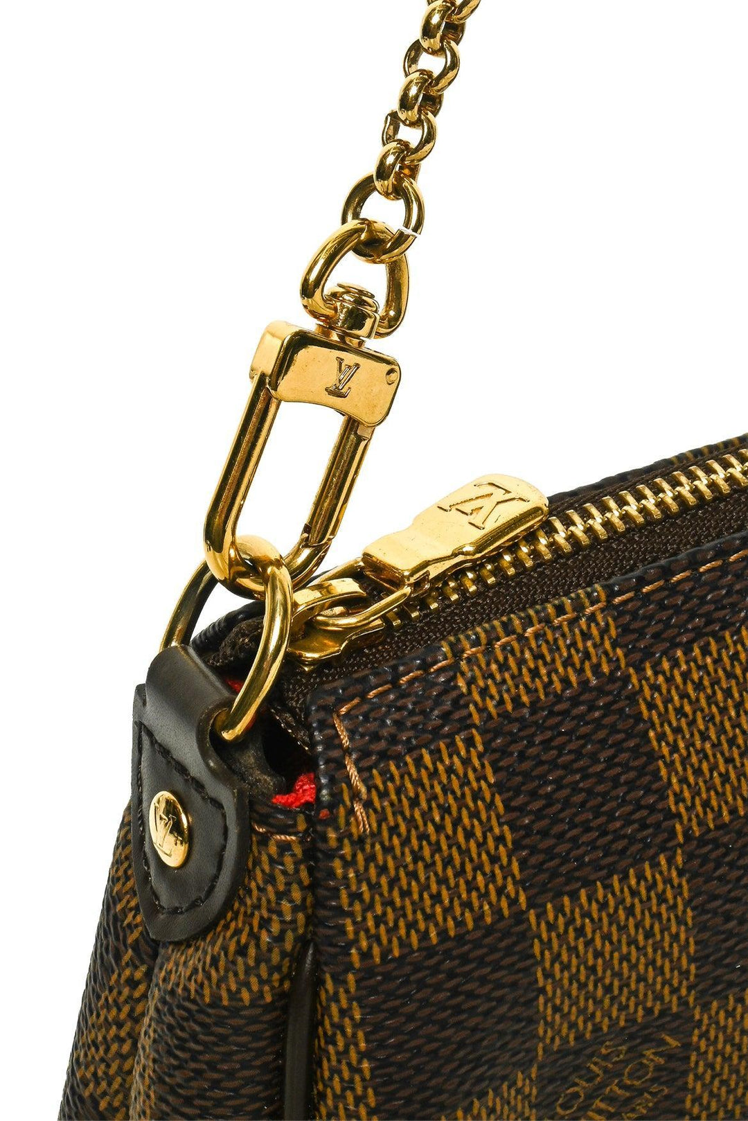 Louis Vuitton 2009 Damier Ebene Eva Pochette