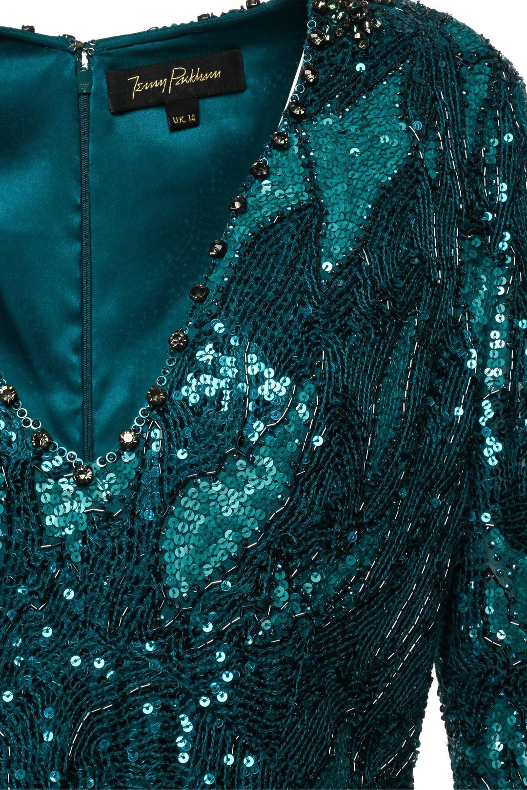 Jenny Packham Sequin  Gown