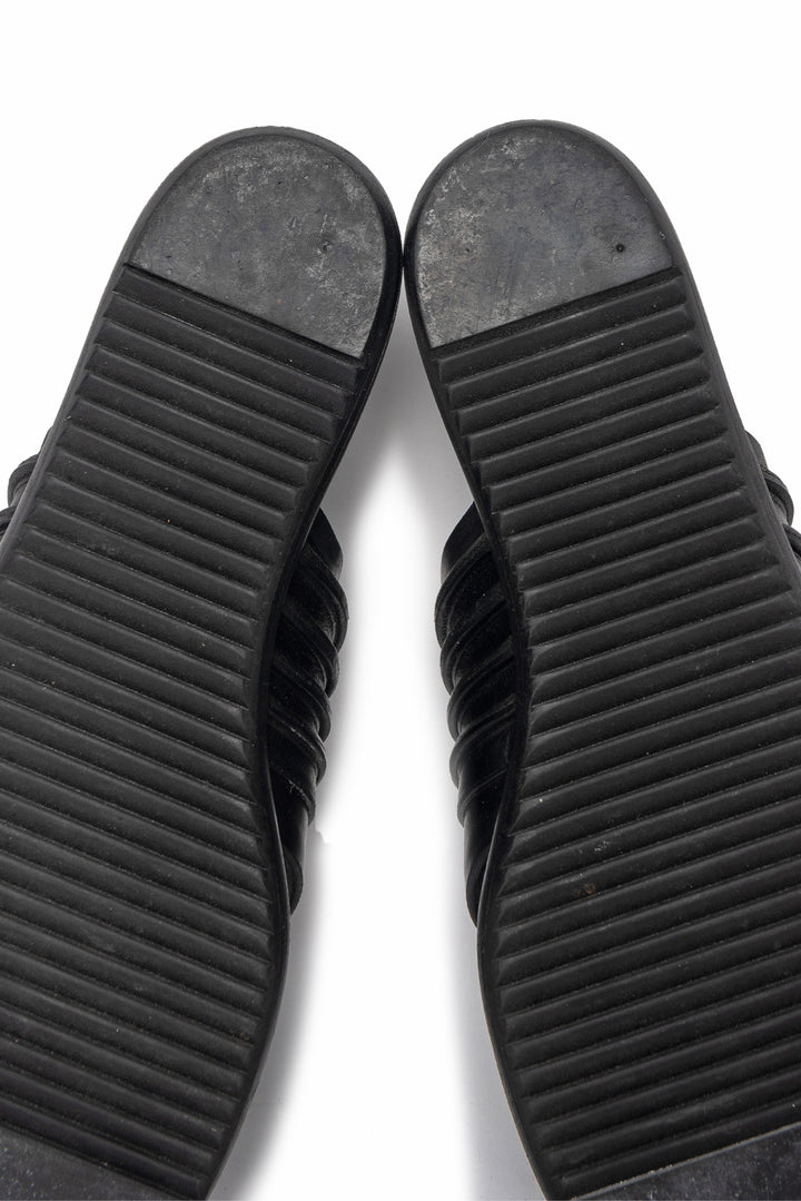 Rick Owens Size 40.5 Leather Sandals