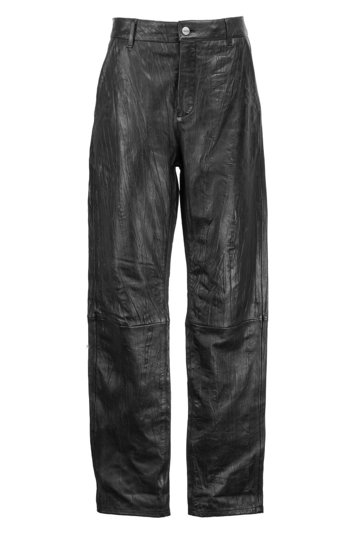 Han Kjobenhavn Size 40 Men's Leather Crinkle Pants