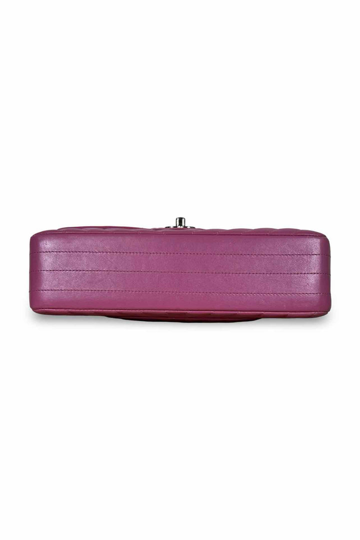 Chanel Calfskin Chevron Quilted Medium Double Flap