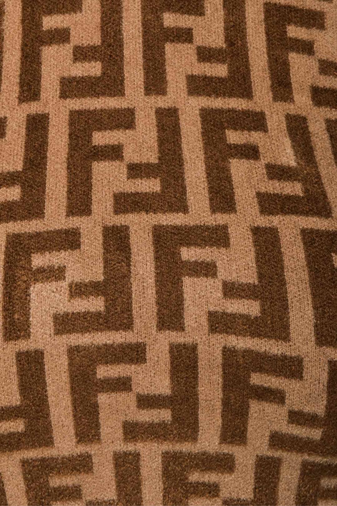 Fendi Size 0/4 Intarsia-Knit Logo Top & Skirt Set