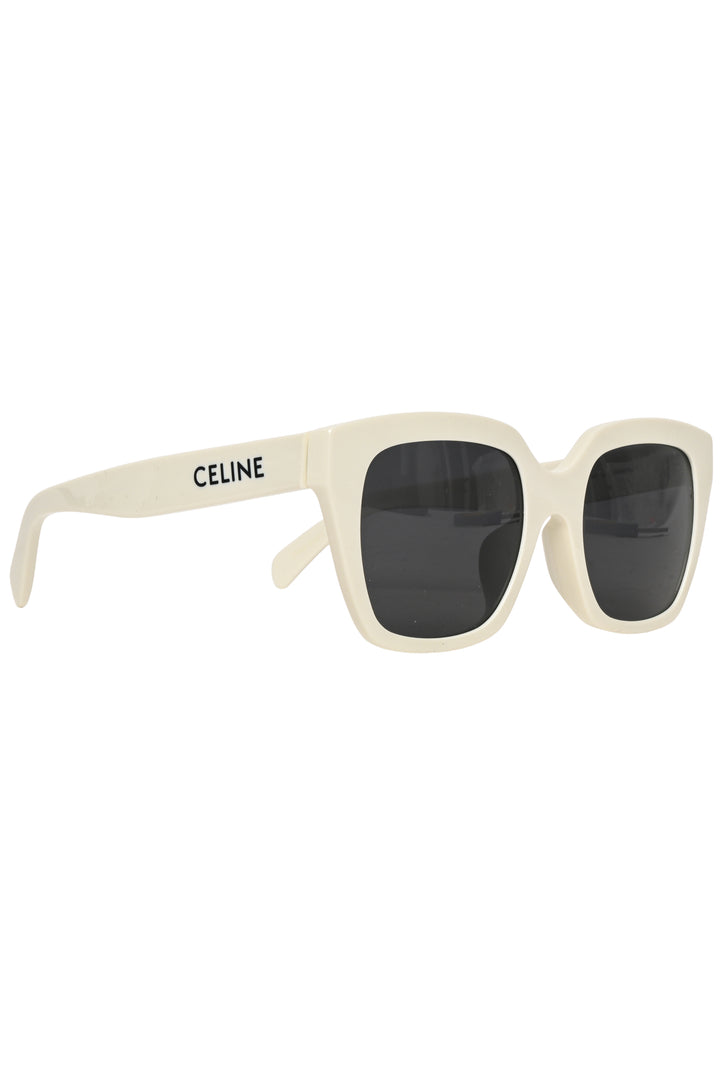 Celine Logo Square Frame Sunglasses