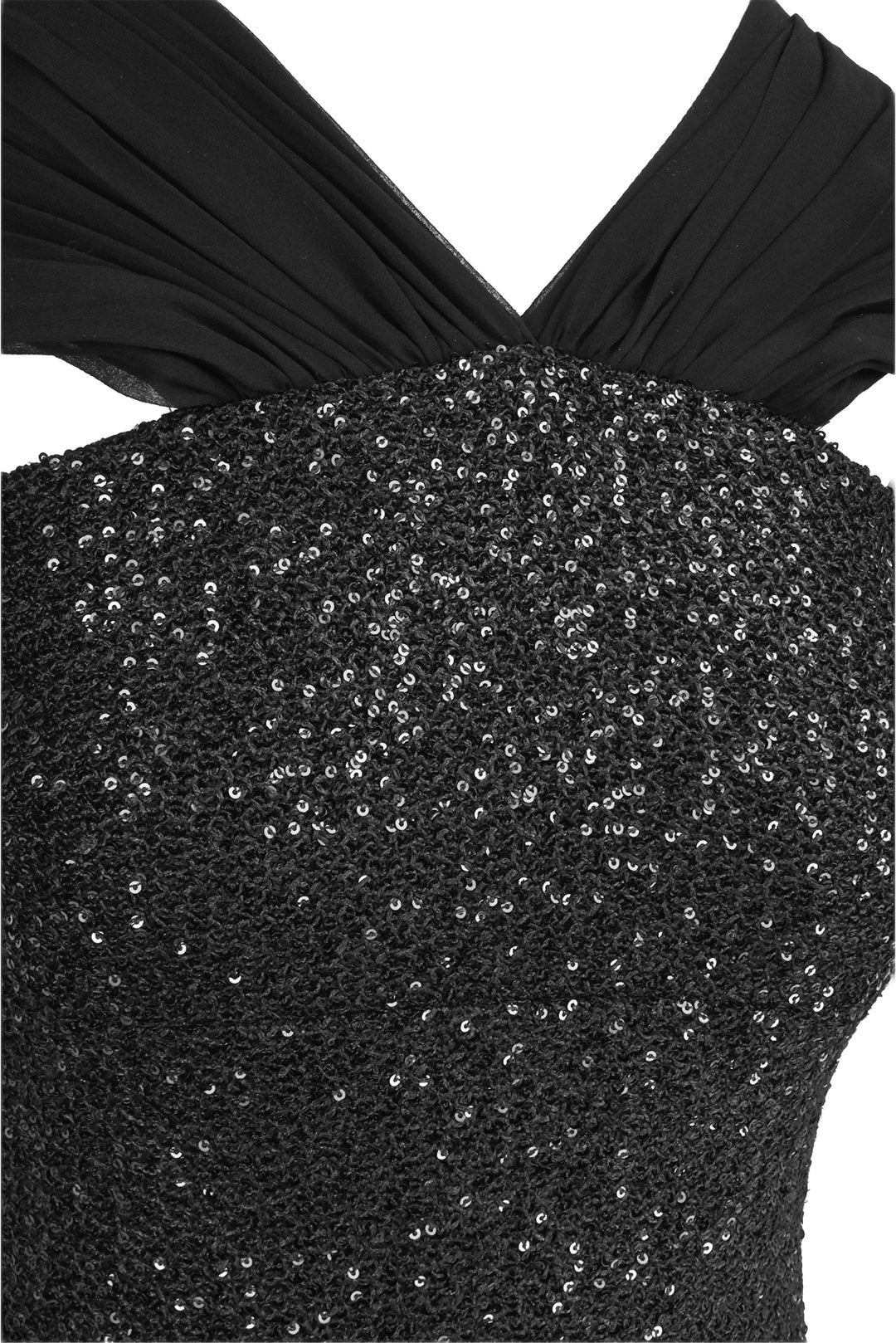 St. John Size 2 Silk Overlay Sequin Gown