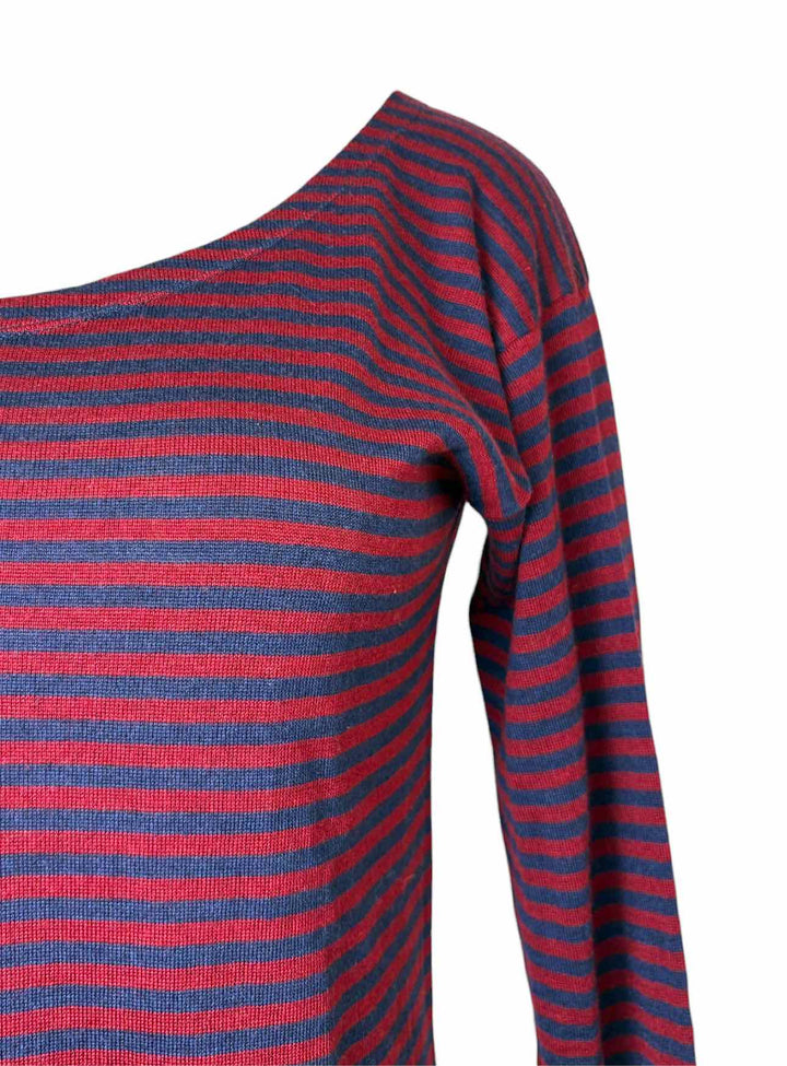 Prada Size 40 Striped Wool Blend Sweater