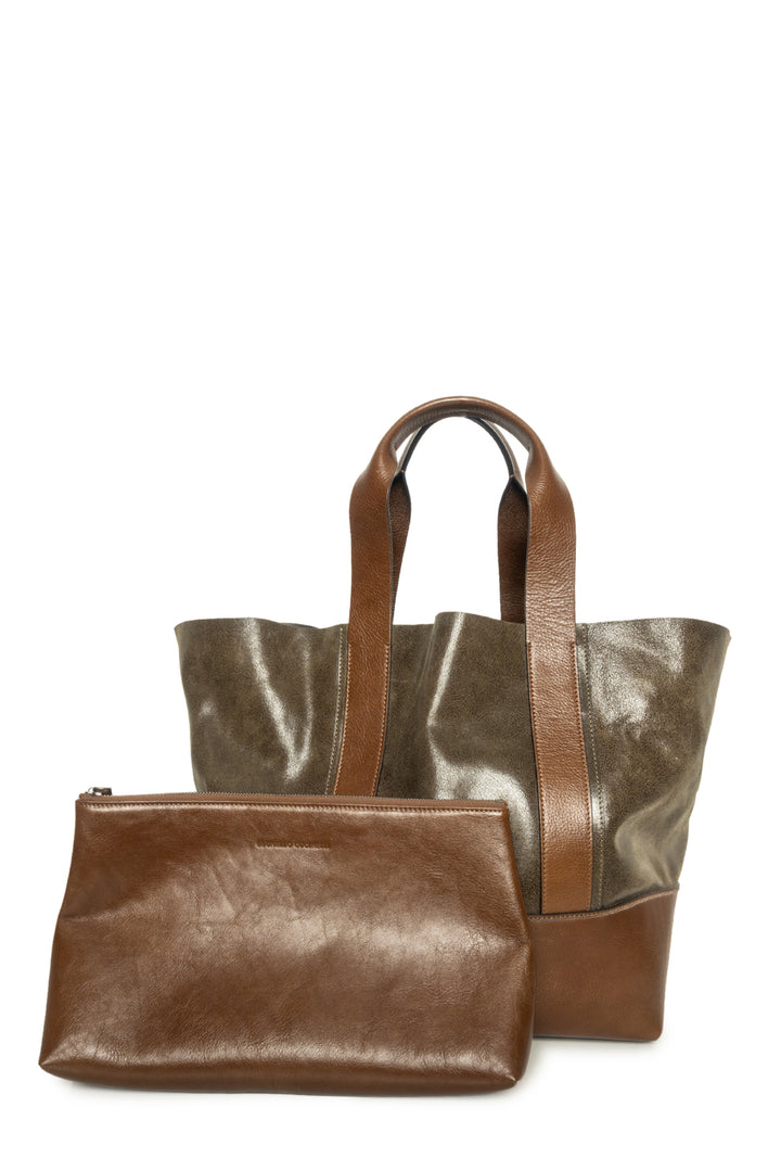 Brunello Cucinelli Monili Beaded Large Tote & Clutch