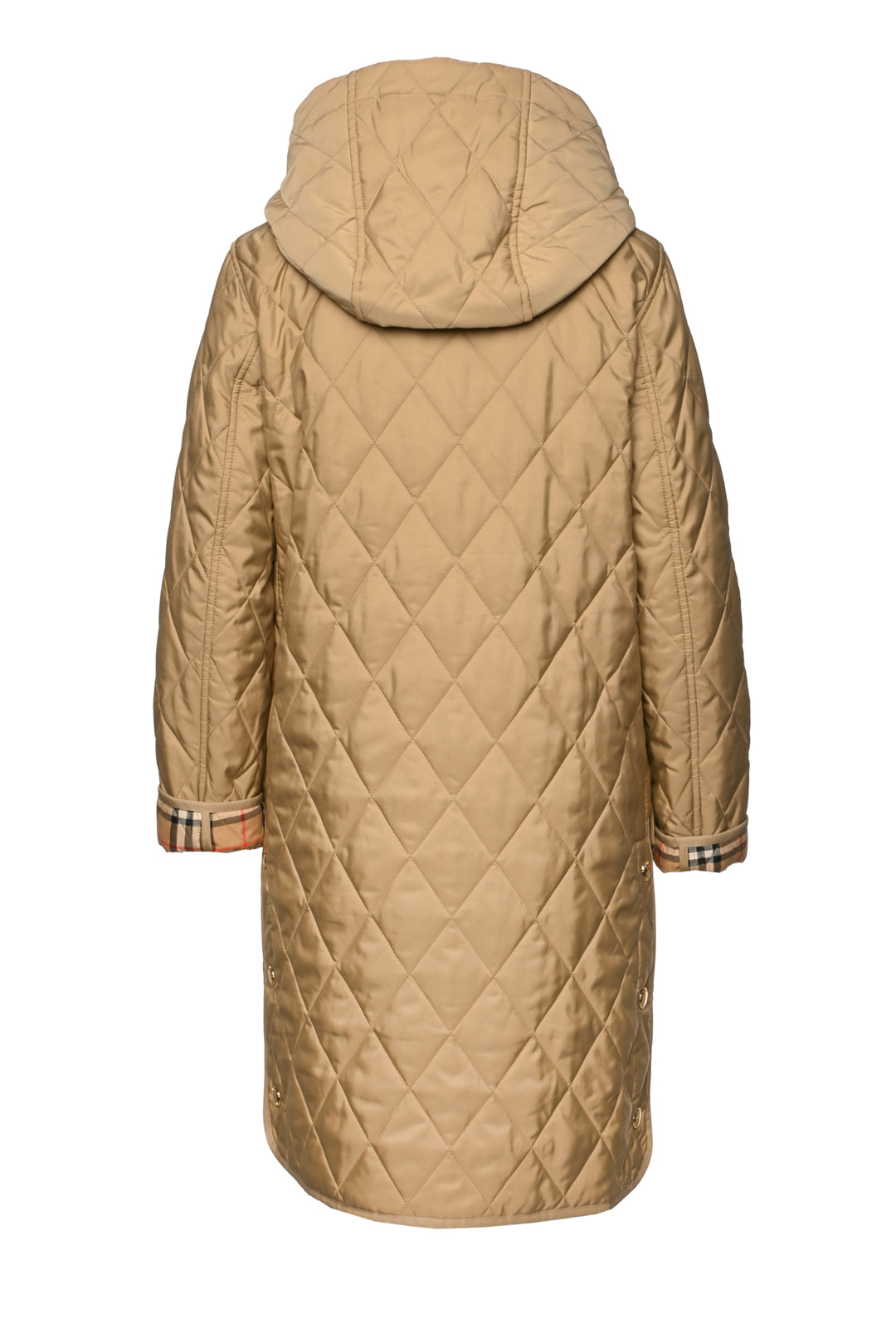 Burberry Size S Quilted Roxby Hooded Coat