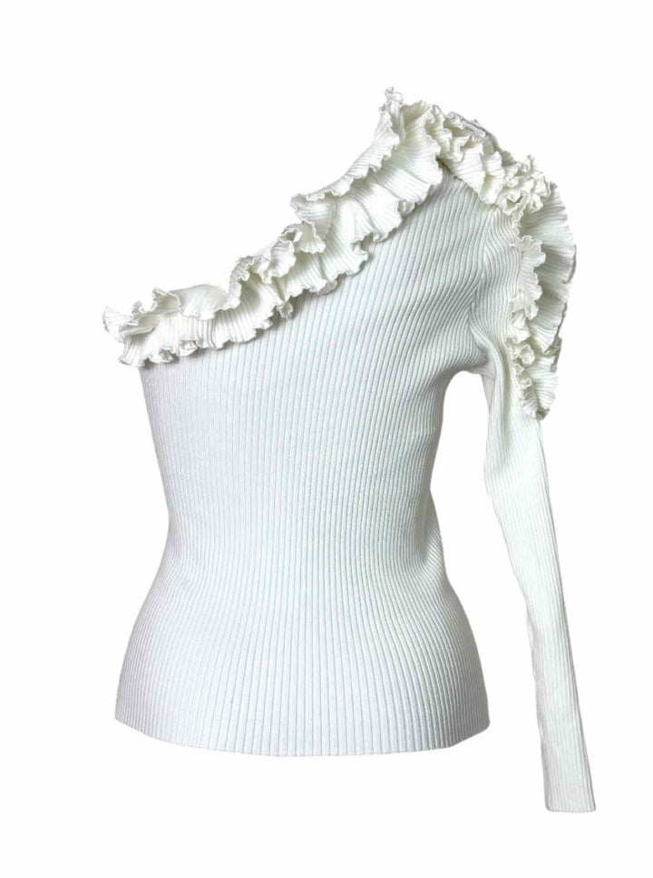 Zimmermann Concert Asymmetric Ruffle Size 2 Tops