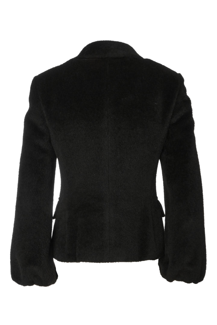 Max Mara Size 4 Alpaca & Wool Button-Up Jacket