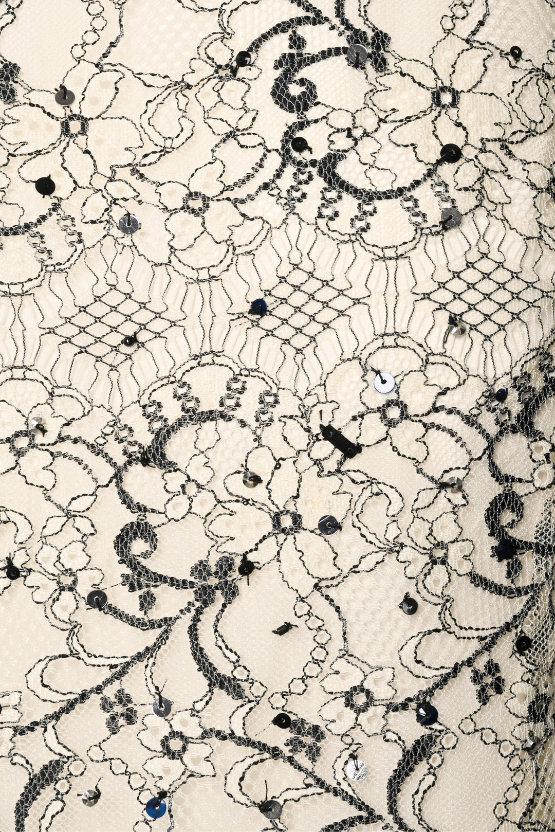 Carolina Herrera Size 4 Lace, Sequin & Feather Top
