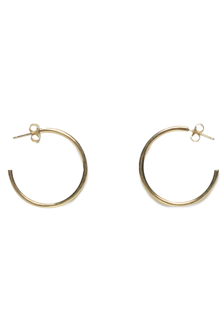 Tiffany & Co18K Gold 1837 Hoop Earrings