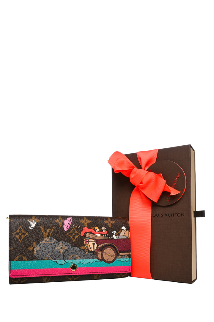Louis Vuitton 2015 Limited Edition Christmas Animation Sarah Wallet