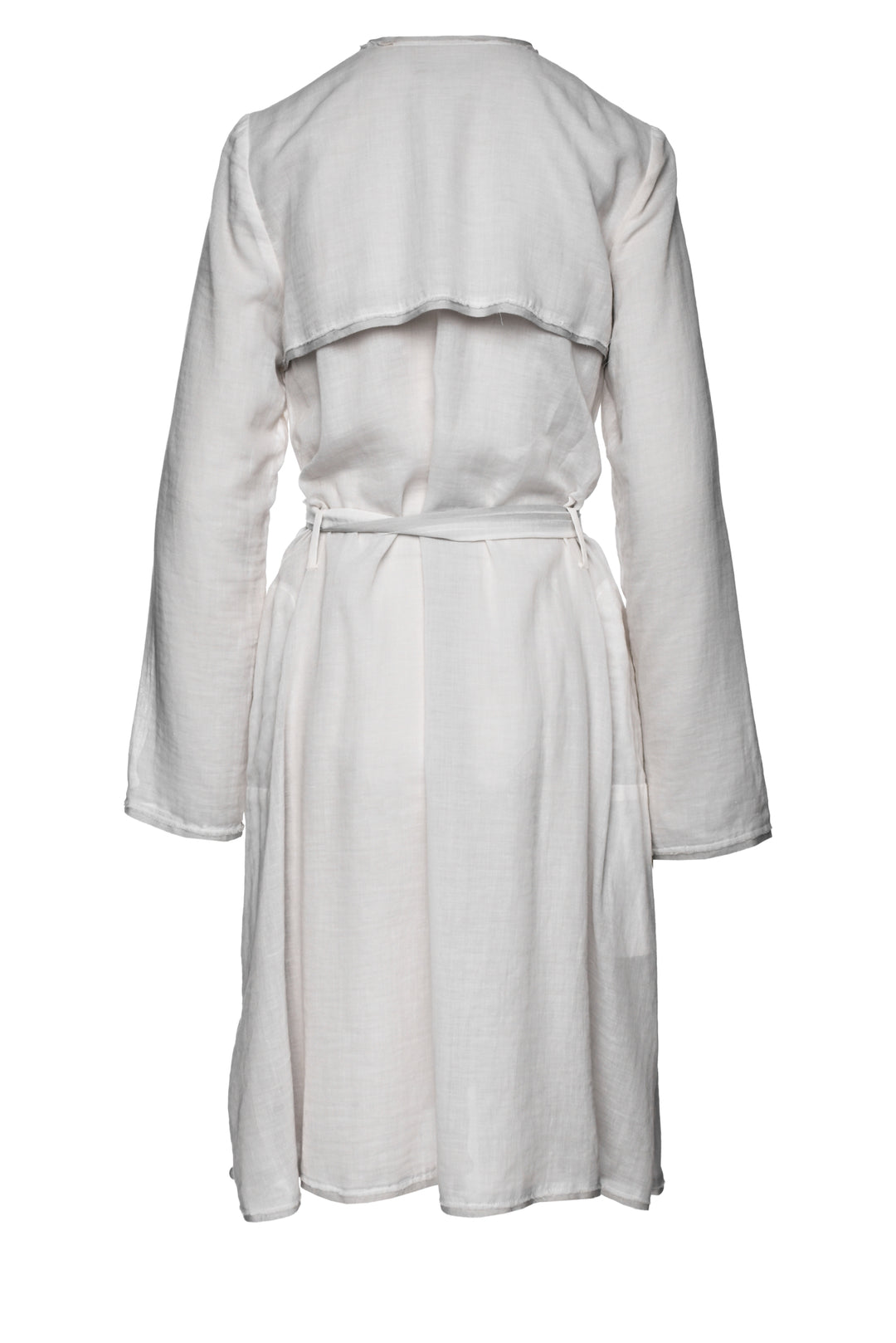 Ports Size 10 Cotton Gauze Belted Trench Coat