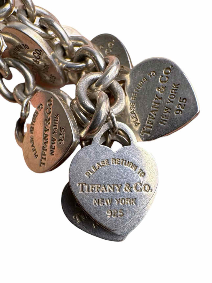 Tiffany & Co Mini Return to Tiffany Multi Heart Charm Bracelet