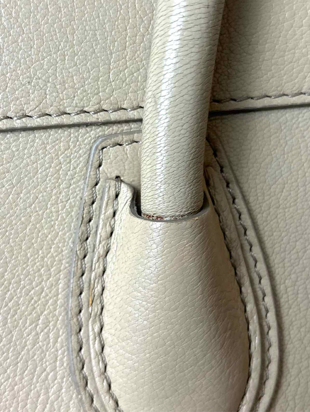 Celine Leather Mini Luggage Tote Purse