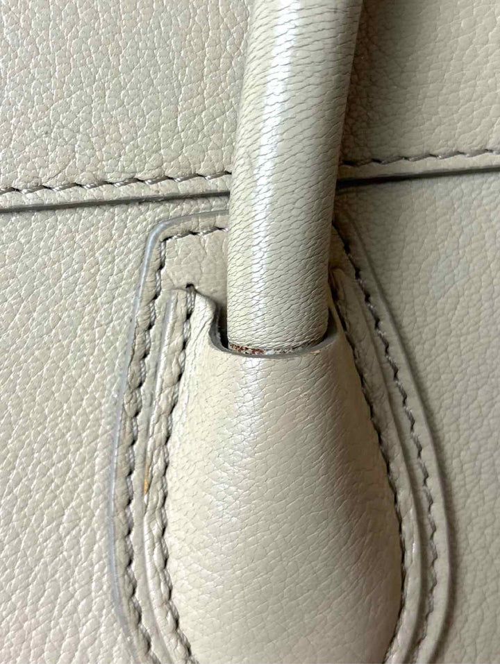 Celine Leather Mini Luggage Tote Purse