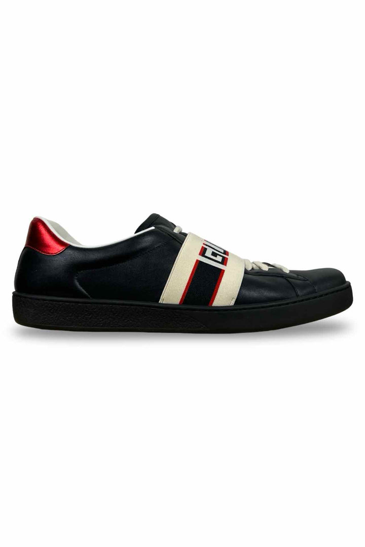 Gucci Size 12 Men's Ace Stripe Sneakers