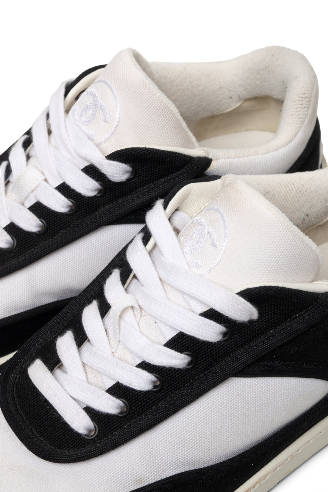 Chanel Size 36 Interlocking CC Fabric Sneaker