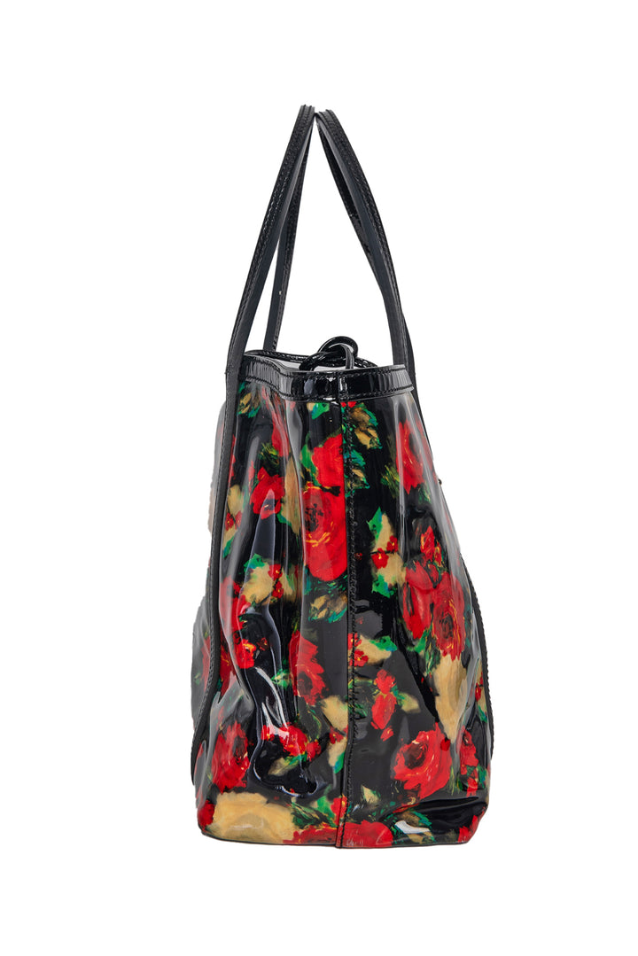 Dolce & Gabbana Floral Vinyl Miss Escape Tote