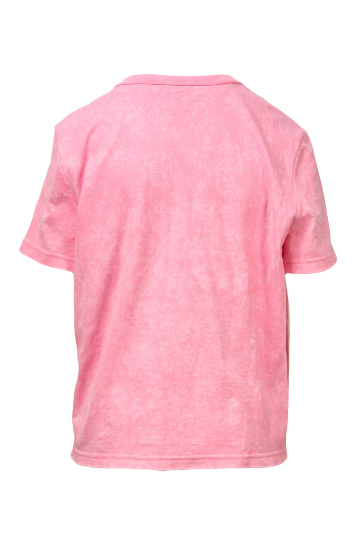 Chanel Size L Tie-Dye Frayed Logo T-Shirt