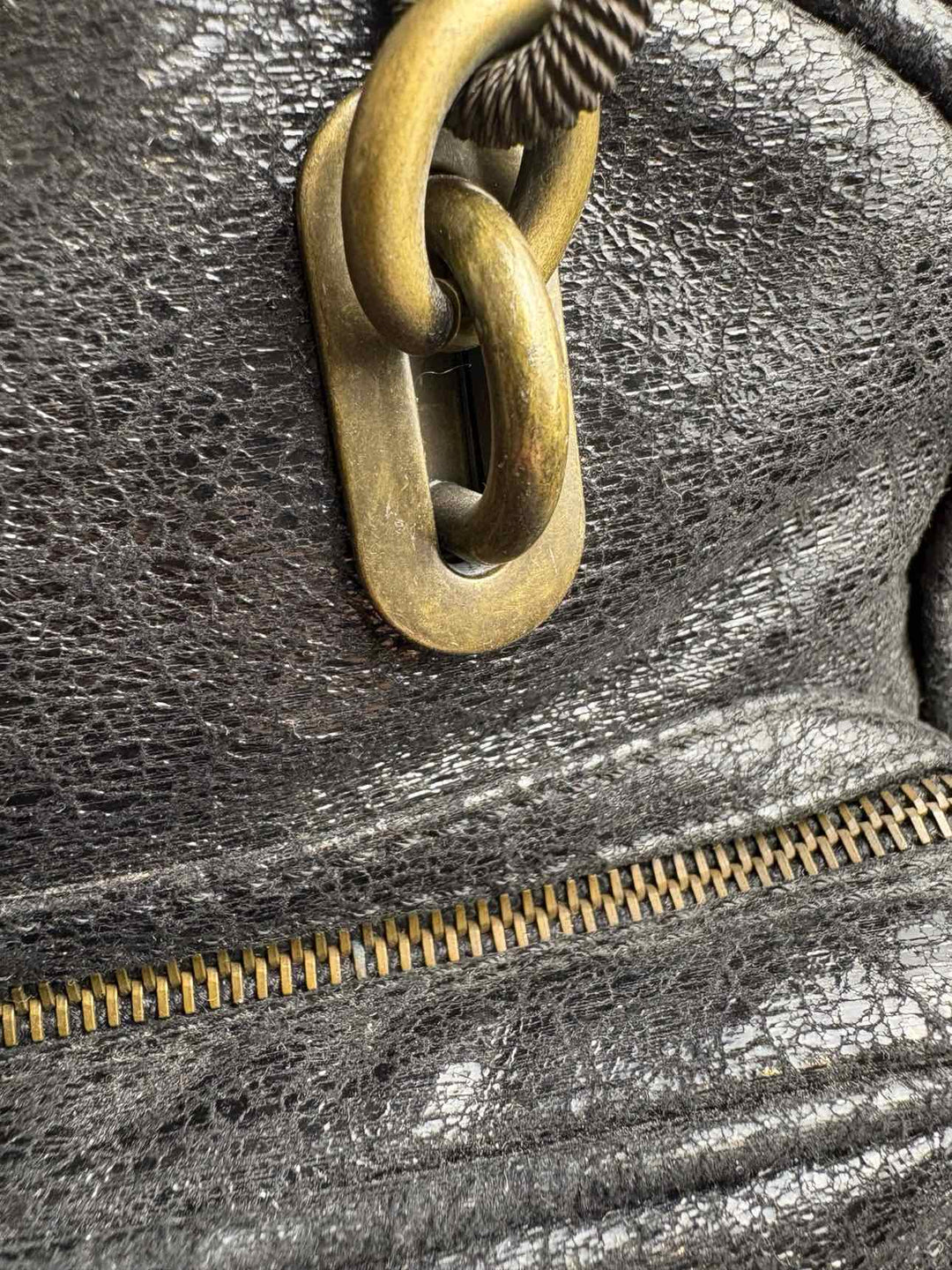 Stella Mccartney Metallic Faux Leather Purse