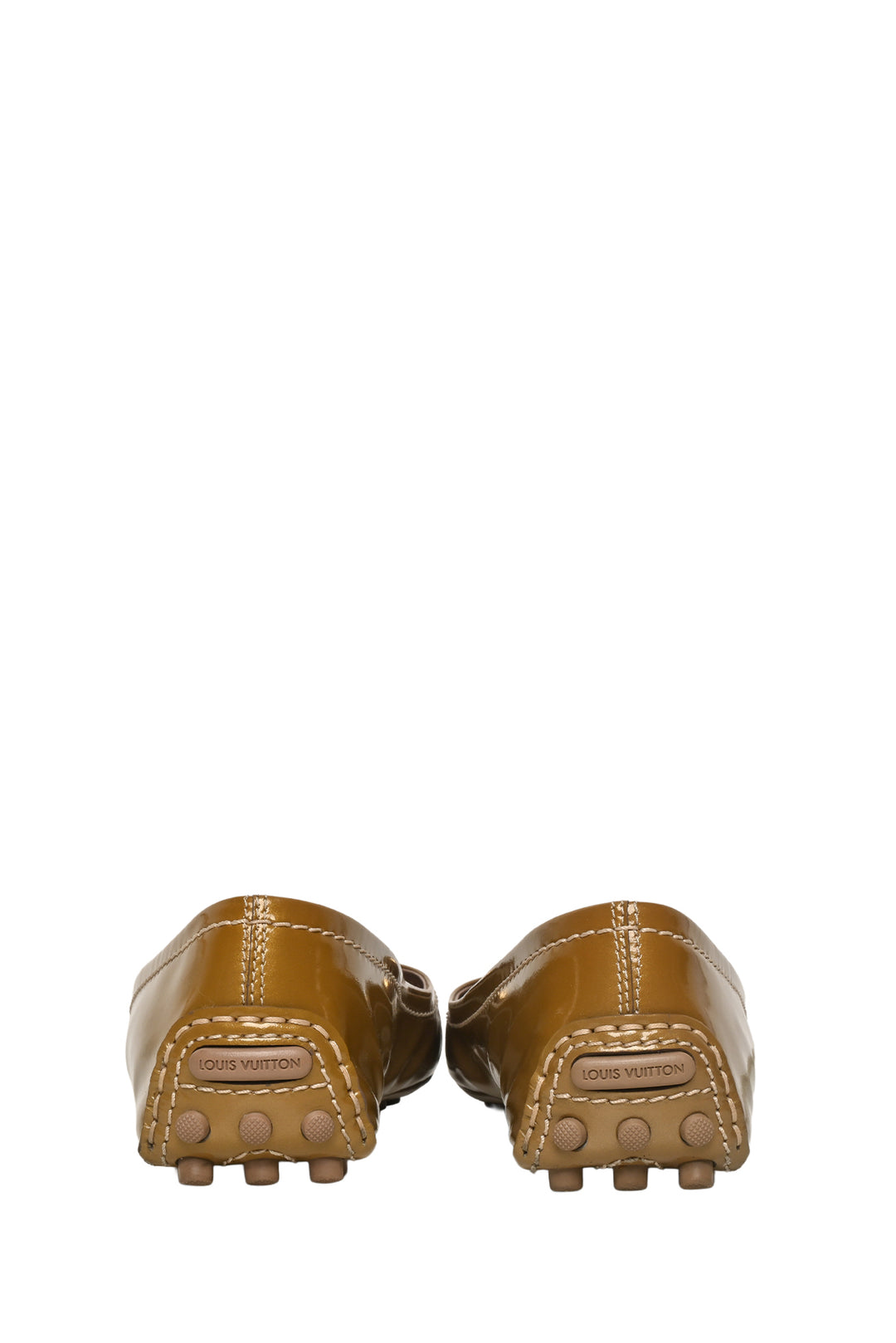 Louis Vuitton Size 37 Patent Leather Oxford Flats