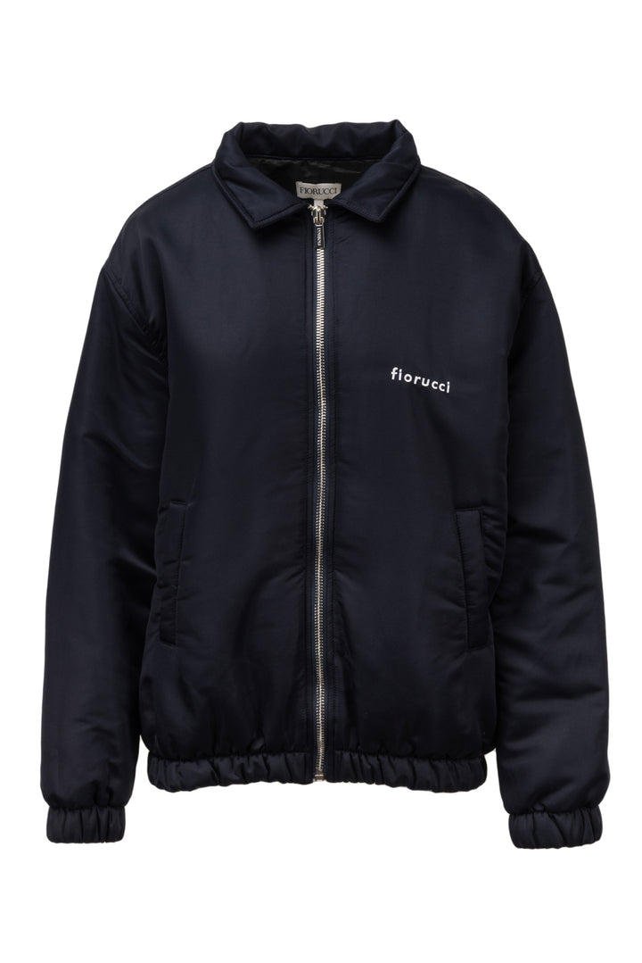 Fiorucci Size L Men's Logo Embroidered Icon Zip Jacket