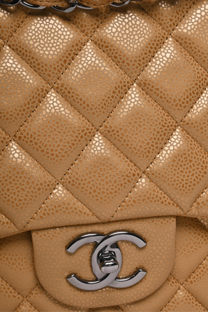 Chanel Maxi Classic Double Flap Caviar Shoulder Bag