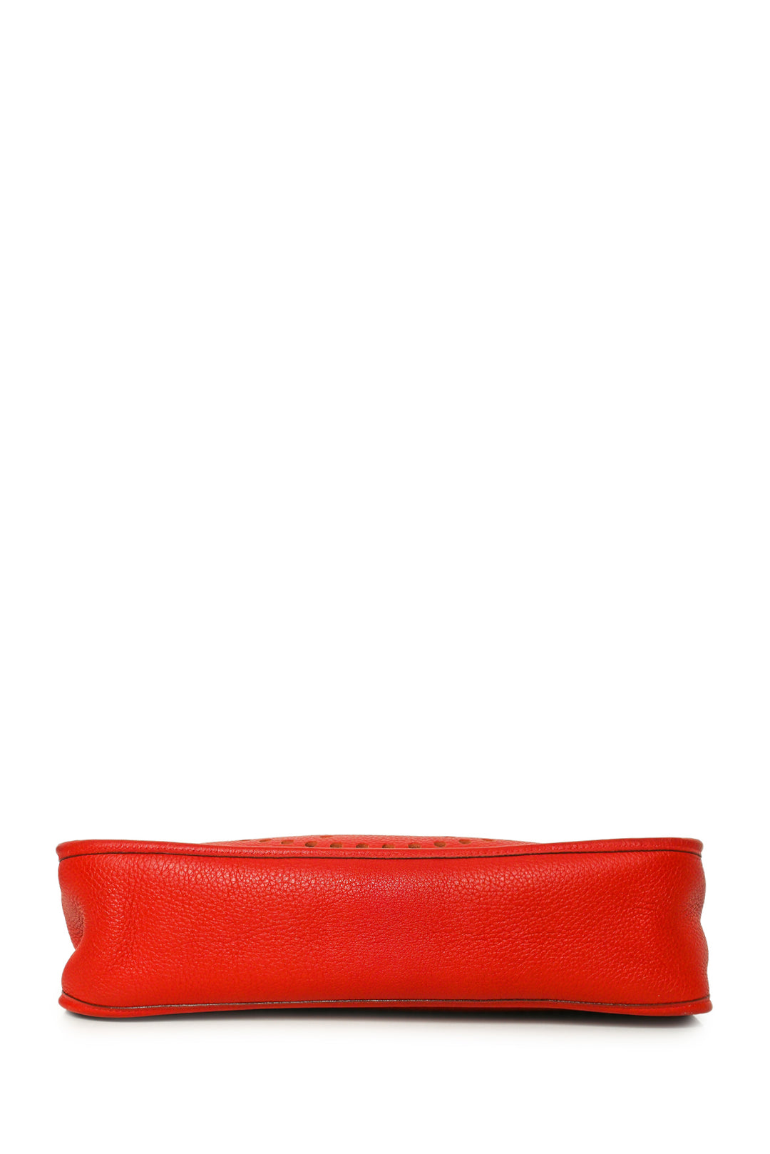 Hermes 2005 Red Taurillon Clemence Evelyne III PM Crossbody