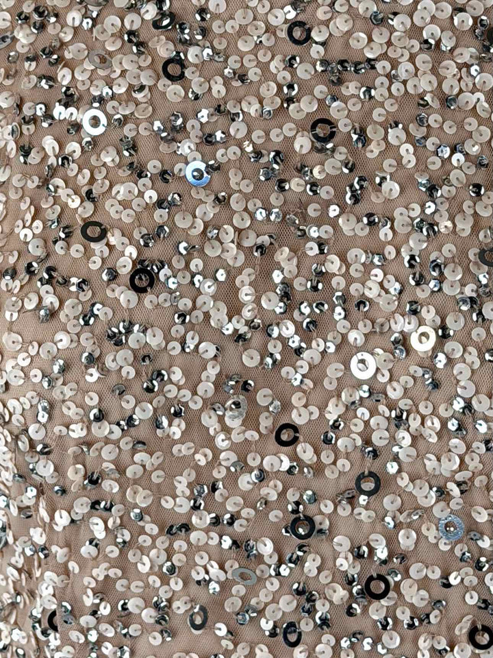 Adrianna Papell Size 6 Sequin Maxi Dress
