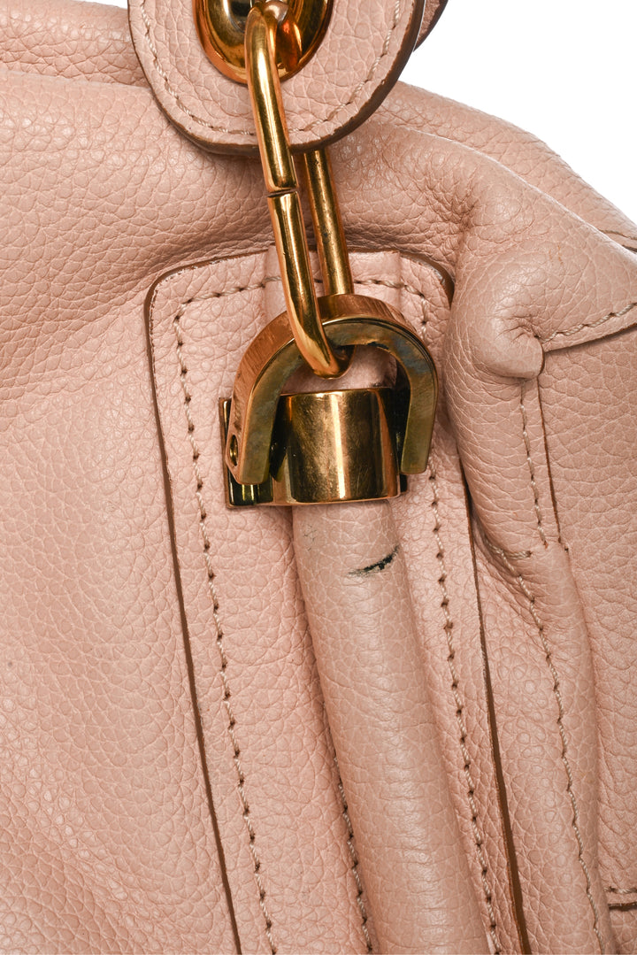 Chloe Leather Medium Paraty Shoulder Bag