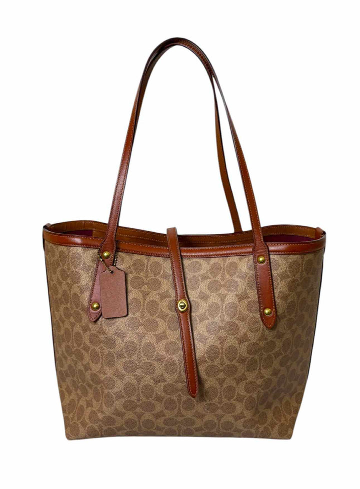 Coach Coated Canvas Market Tote Purse