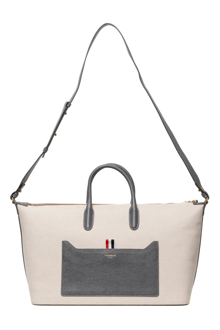 Thom Browne Medium Canvas Tote