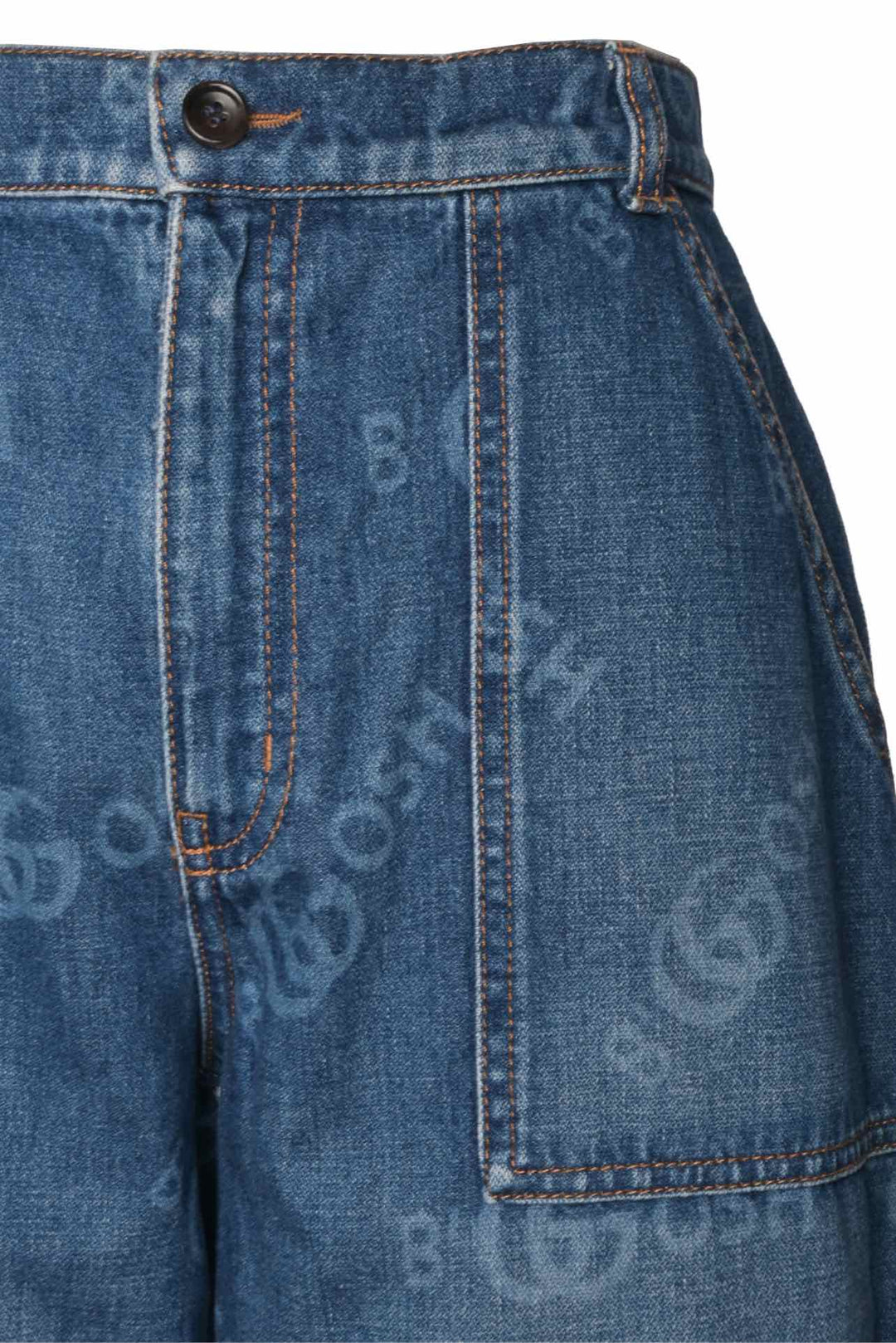Gucci x Oshkosh B'gosh Size XS Youth 12 Logo Denim Jeans