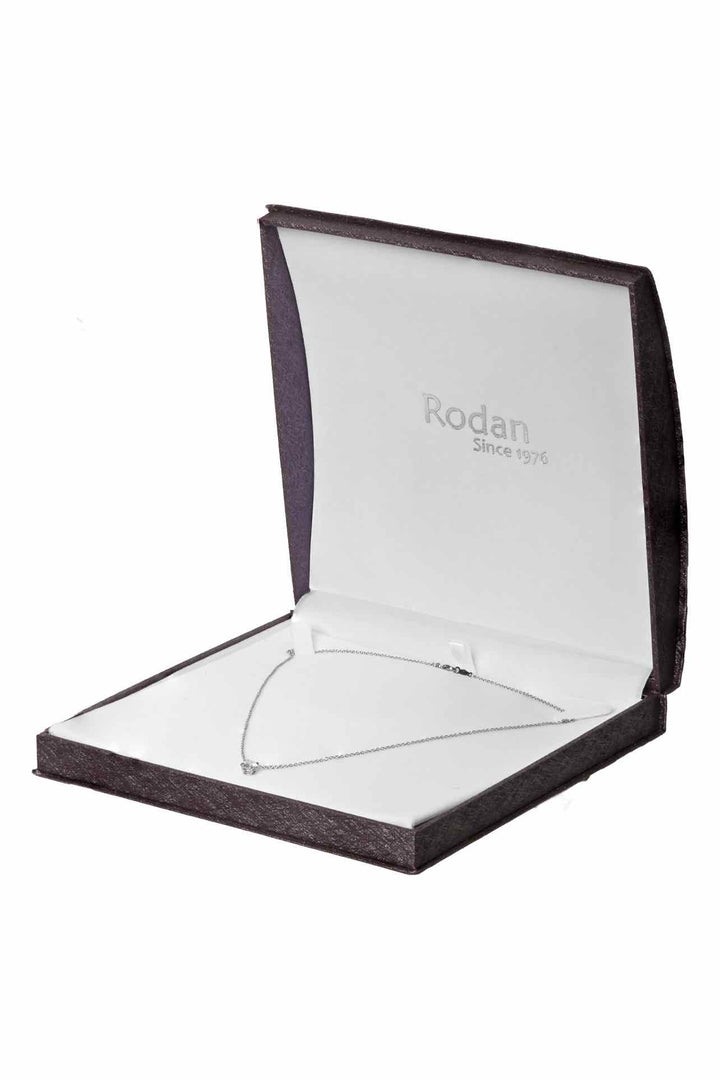 Roden Jewellers Platinum Solitaire Style Diamond Necklace