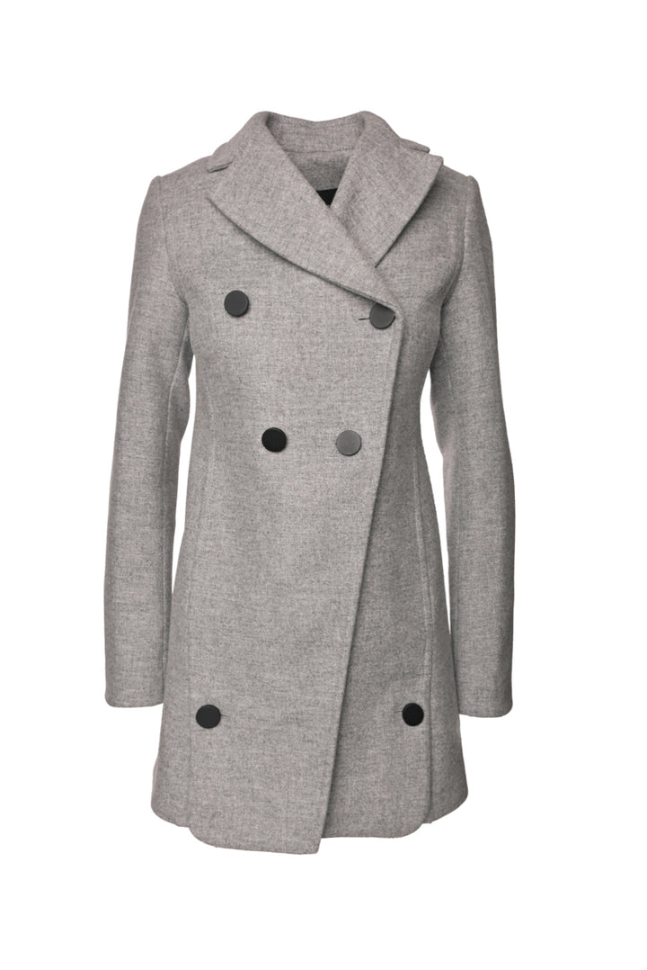 Proenza Schouler Size 0 Double Breasted Wool-Blend Coat