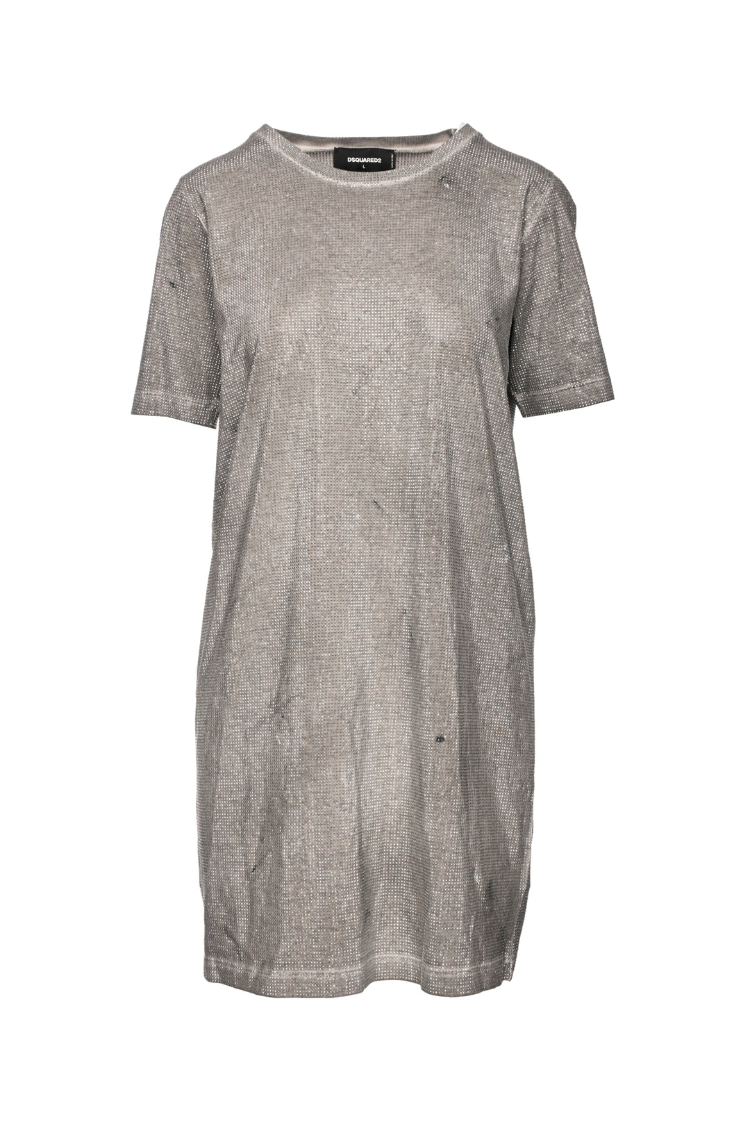 dsquared2 Size L Distressed Studded Dress