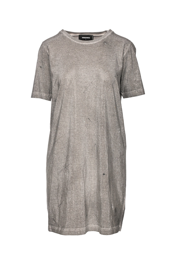 dsquared2 Size L Distressed Studded Dress