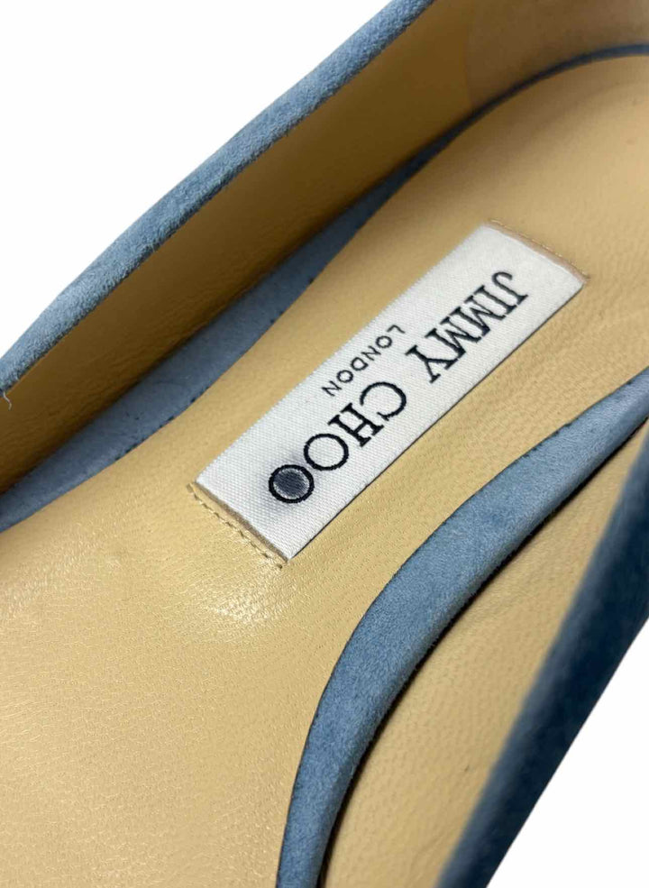 Jimmy Choo Size 40 Suede Ballet Flats