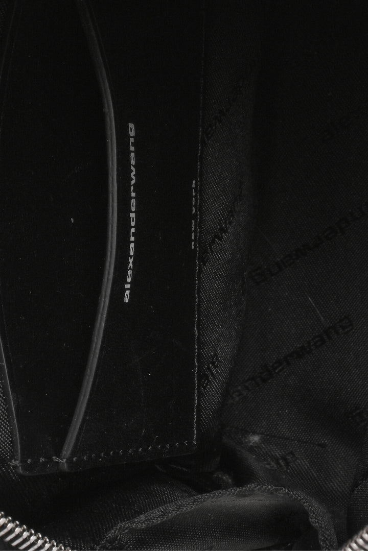 Alexander Wang Mini Cruiser Crystal Embellished Mini Cruiser Backpack Crossbody