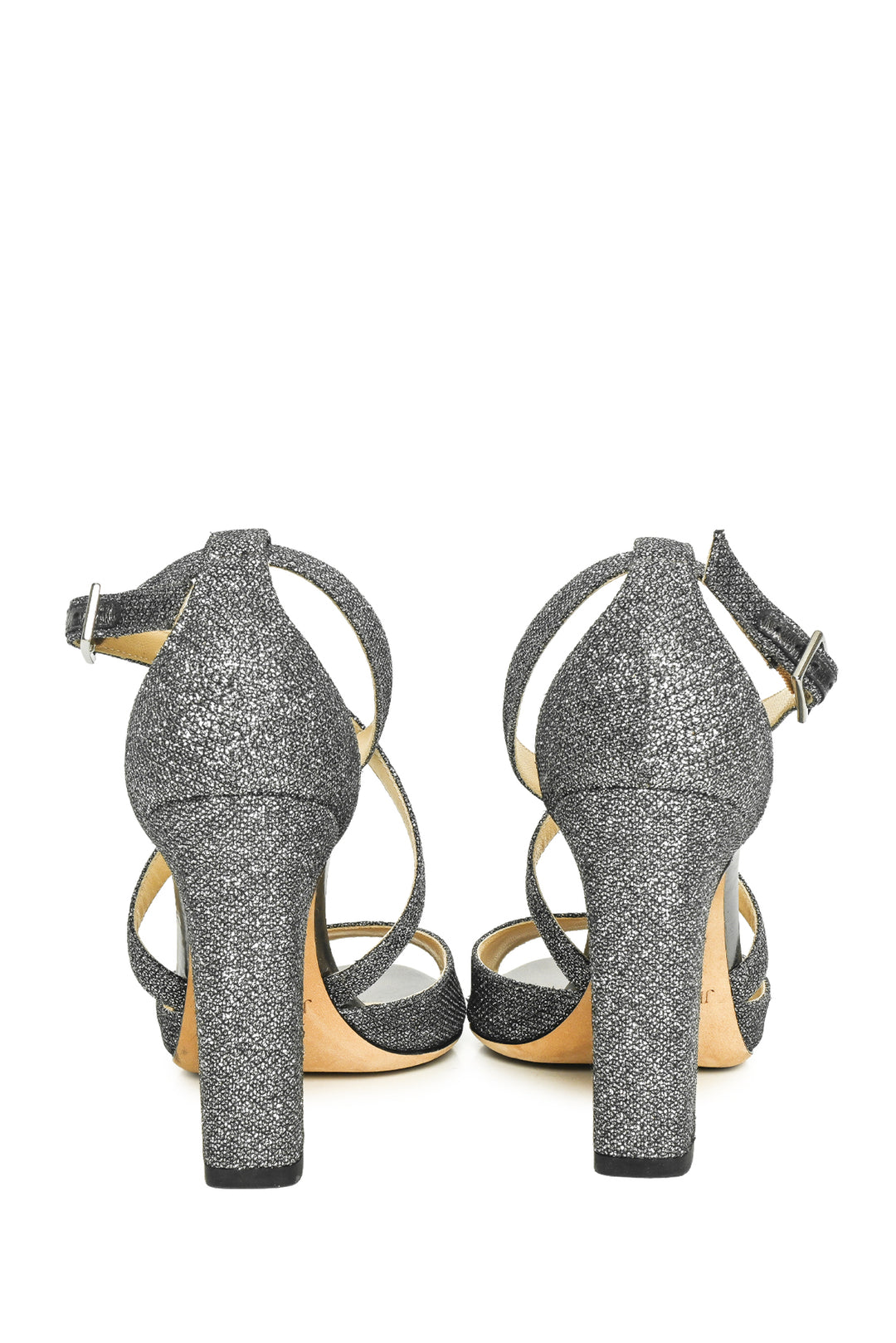 Jimmy Choo Size 38.5 Emily 100 Peep Toe Sandals