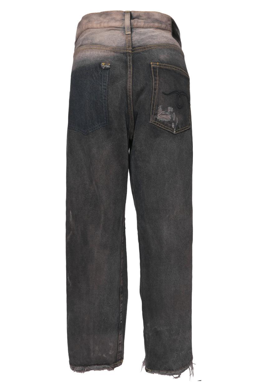R13 Size 27 Distressed Boyfriend Jeans