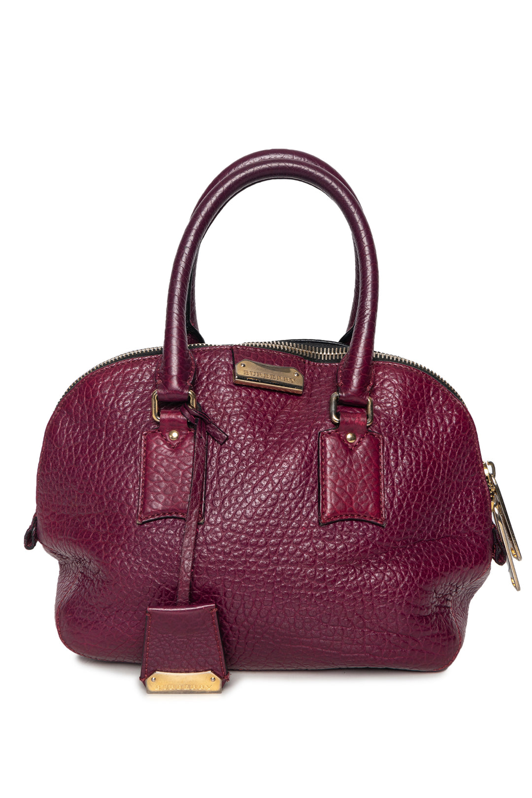 Burberry Leather Orchard Top Handle Bag