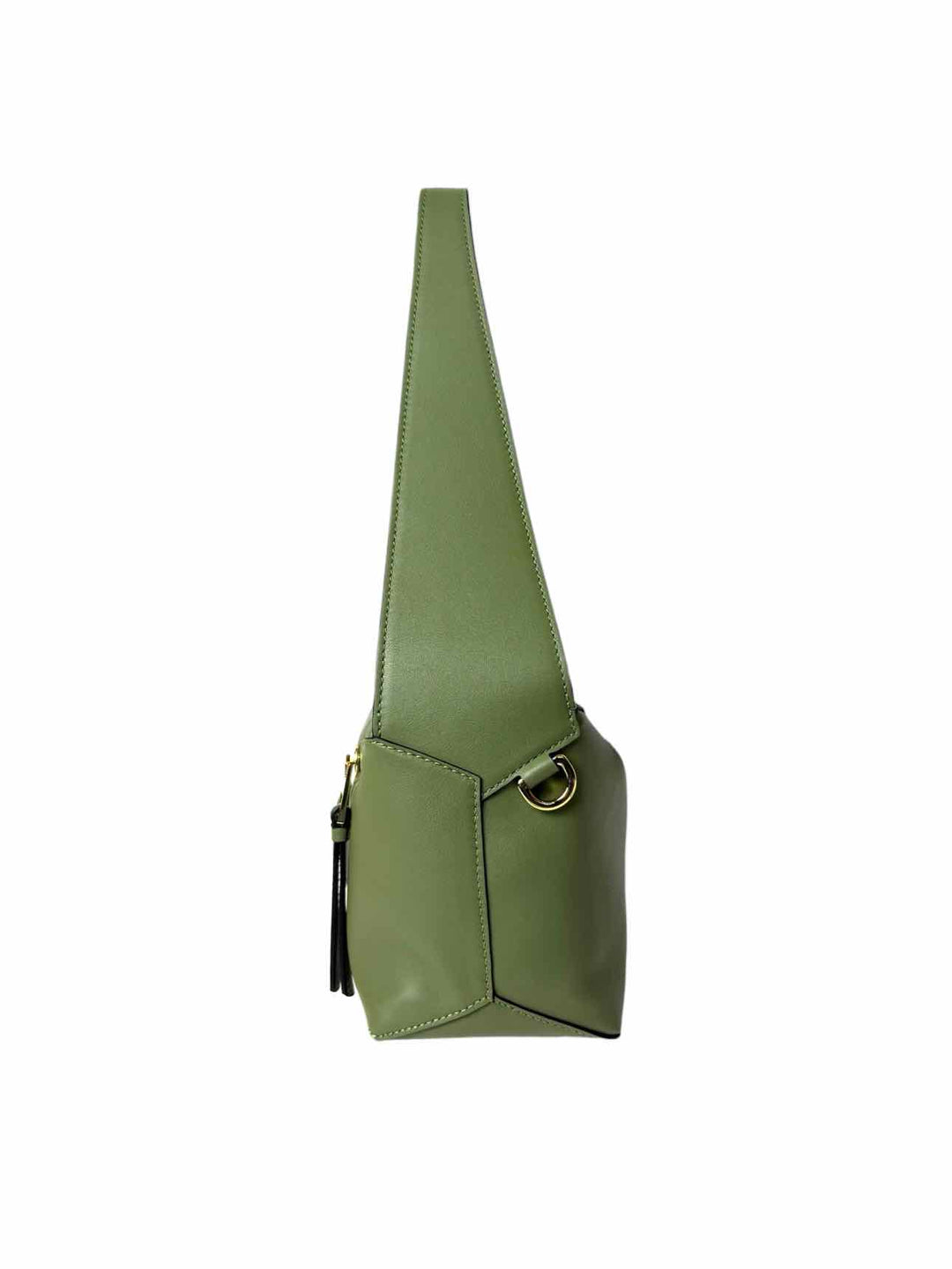 Loewe Avacado Green Leather Puzzle Hobo Purse