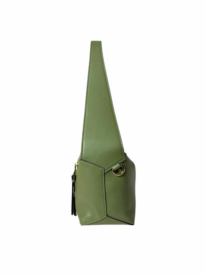 Loewe Avacado Green Leather Puzzle Hobo Purse