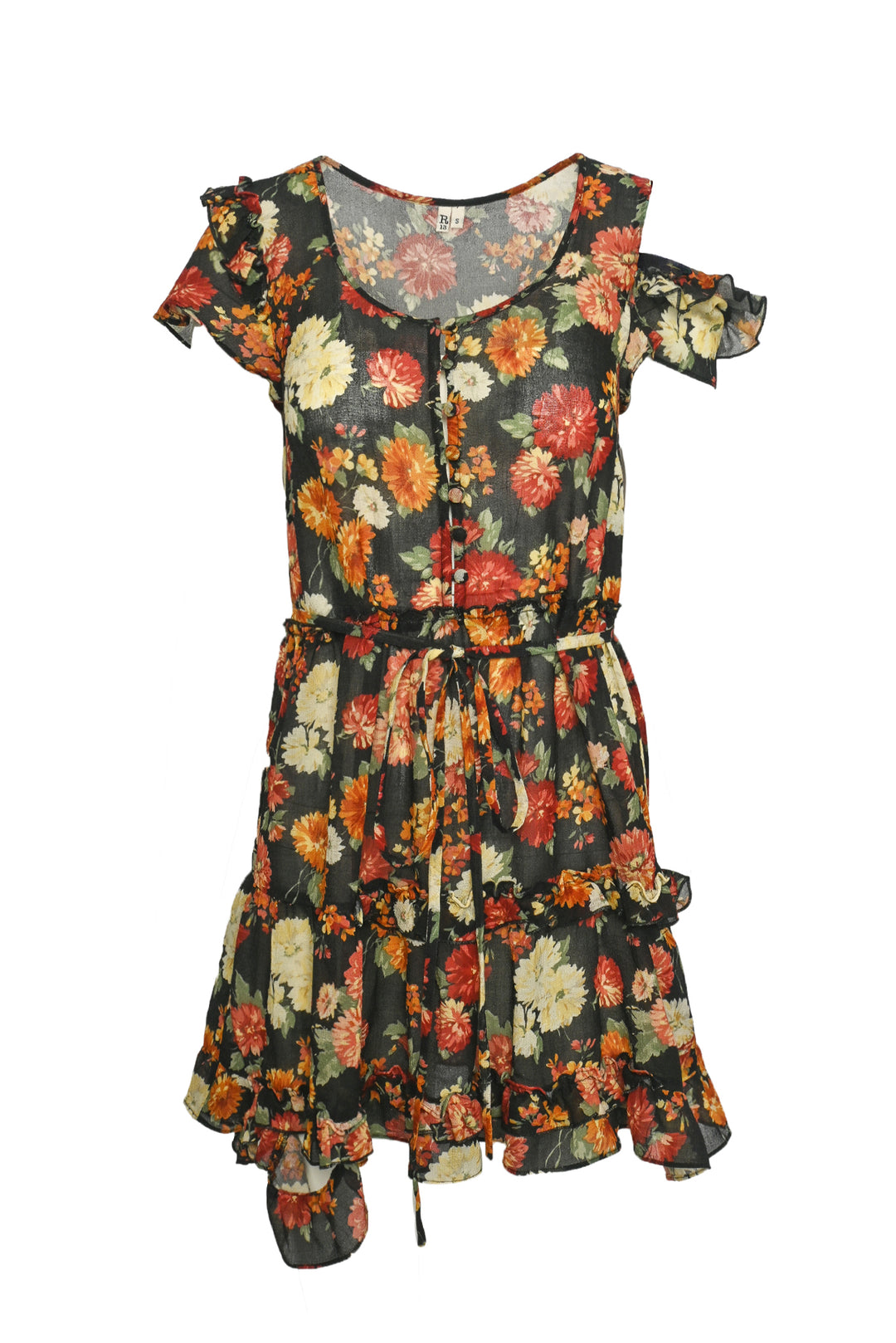 R13 Size S Deconstructed Babydoll Dress