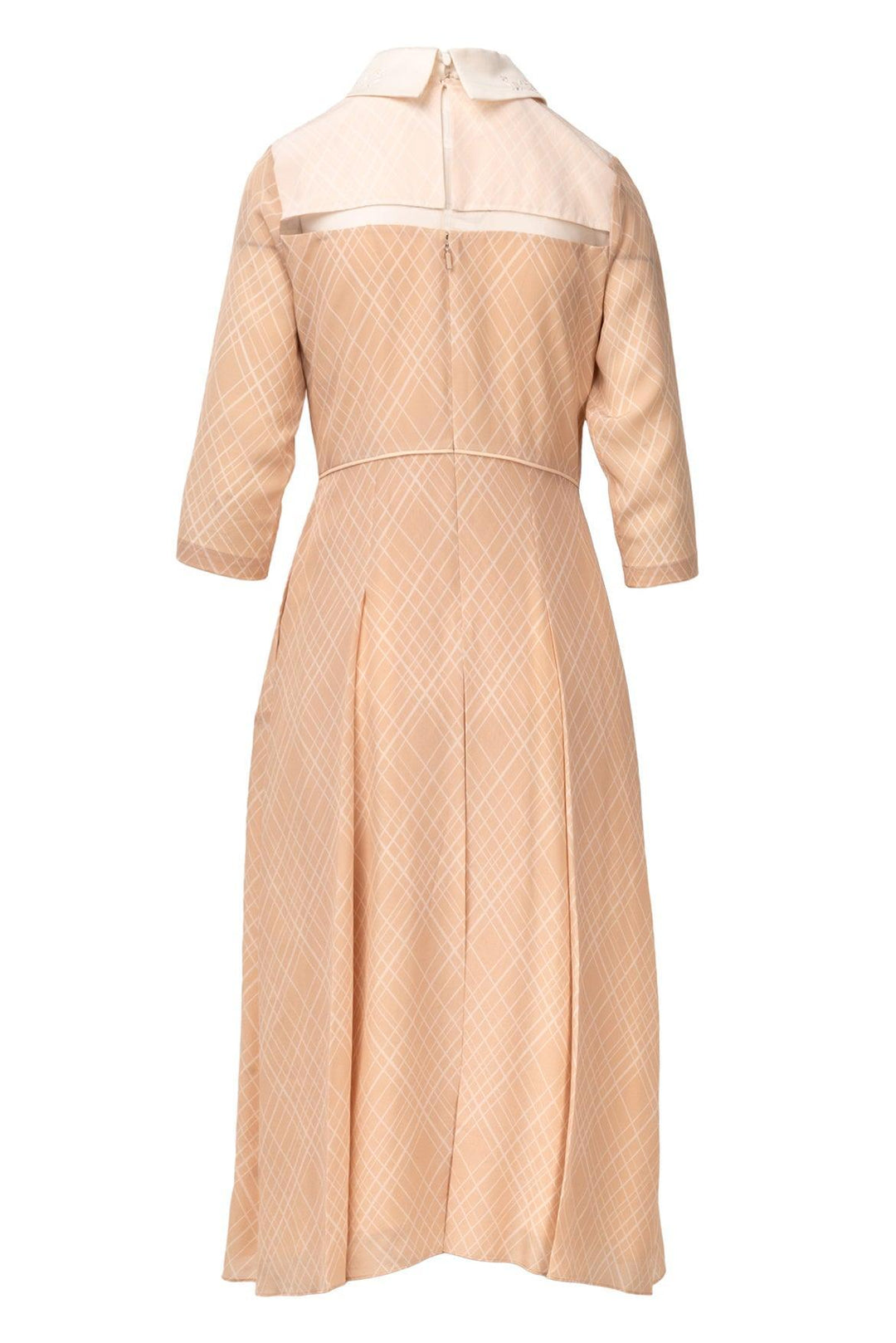 Fendi Size 42 Pattern Midi Dress