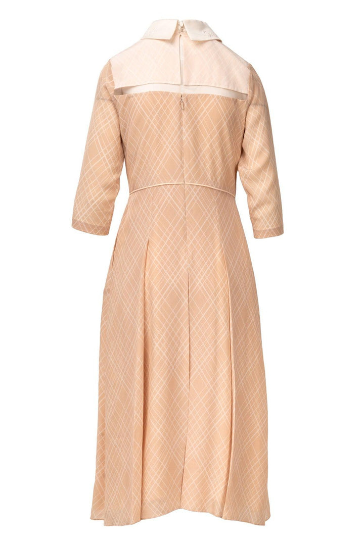 Fendi Size 42 Pattern Midi Dress